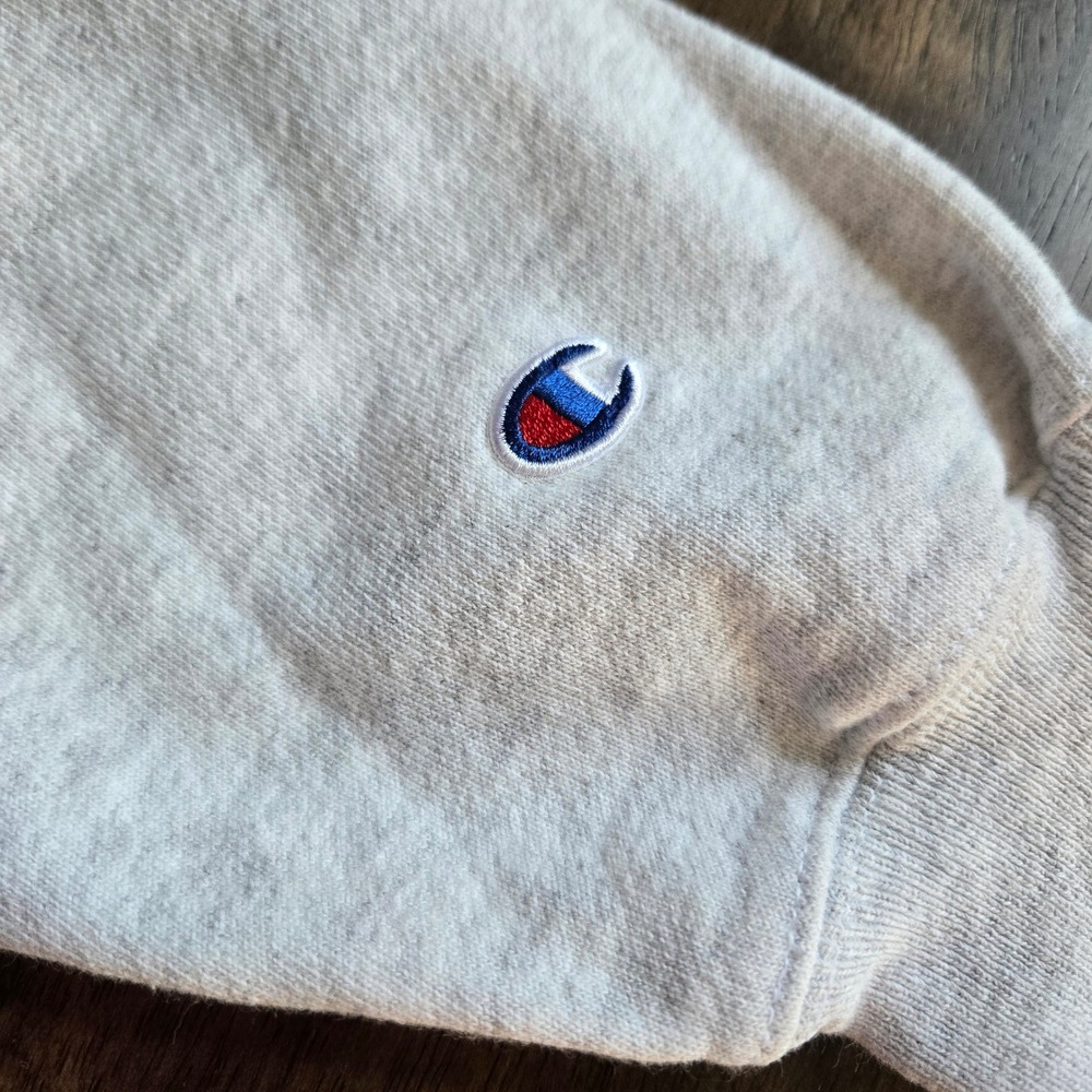 Champion Reverse Weave Ball State University Sweatshirt Gray Medium - Picture 6 of 8